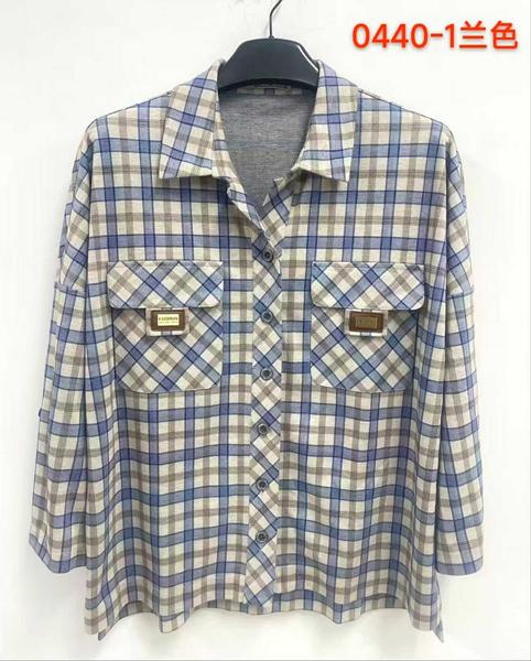 Рубашка LIDA (52-62) 0440-1 blue (деми)