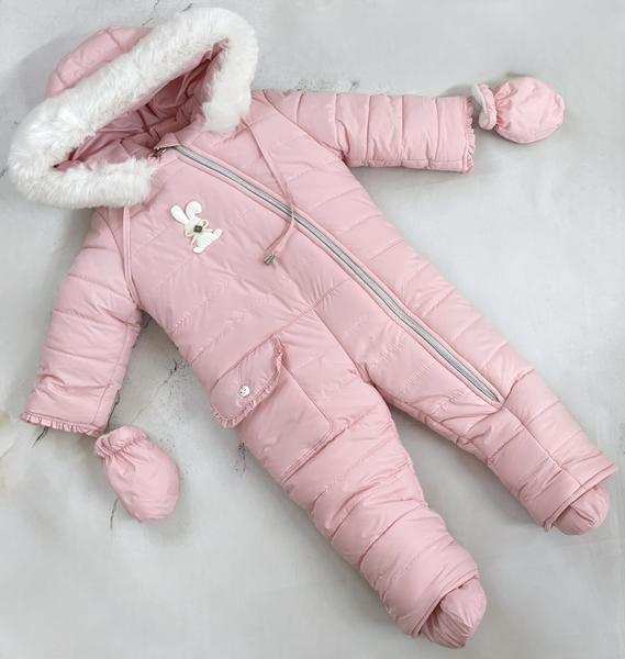 Комбинезон Moda school (68-80) 8464 pink (зима)