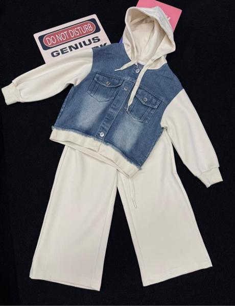 Костюм спорт SunnyTot (120-170) 7777 white (деми)