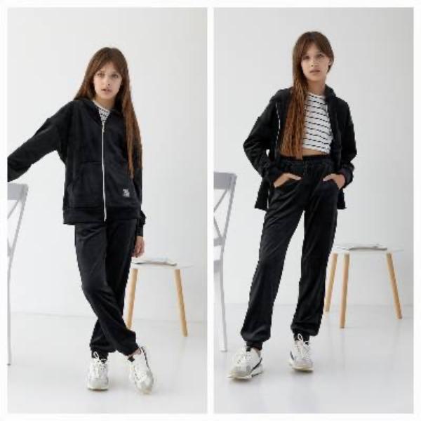 Костюм спорт SunnyTot (134-158) S315 black (деми)