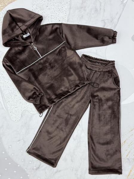 Костюм спорт SunnyTot (128-152) S321 brown (деми)