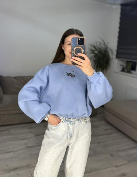 Свитер S.Style (42-48) 298 l.blue (зима)