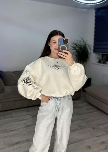 Свитер S.Style (42-48) 298-1 milk (зима)