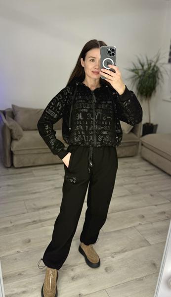 Костюм спорт S.Style (42-48) 312 black (зима)