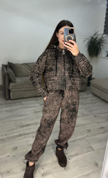 Костюм спорт S.Style (42-48) 312 brown (зима)