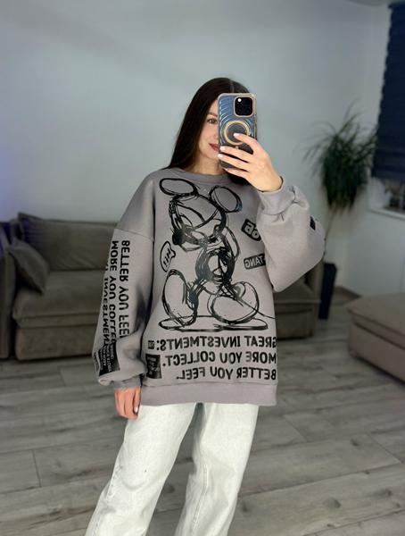 Свитер S.Style (one size) 630 d.grey (зима)