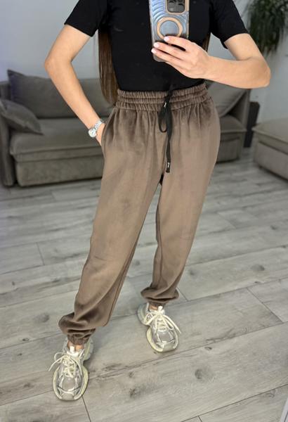 Штаны спорт S.Style (one size) 631-1 brown (деми)