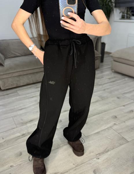 Штаны спорт S.Style (42-48) 631-0 black (зима)