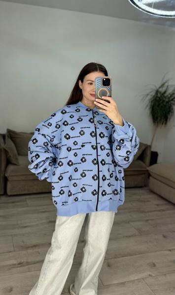 Кофта спорт S.Style (one size) 634 l.blue (зима)