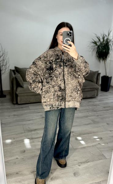 Кофта спорт S.Style (one size) 634-1 beige (зима)