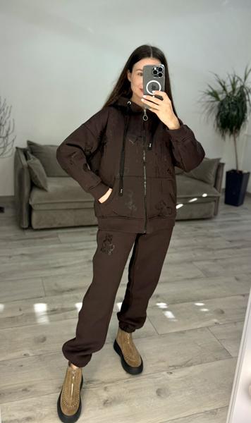 Костюм спорт S.Style (one size) 635 brown (зима)