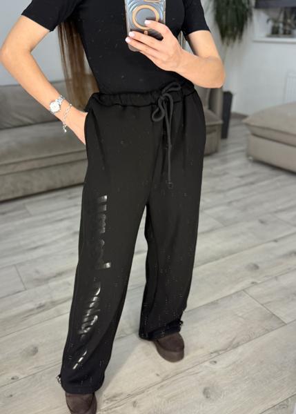 Штаны спорт S.Style (42-48) 637 black (зима)