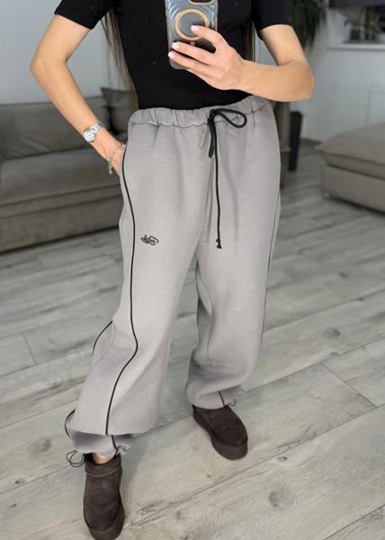 Штаны спорт S.Style (42-48) 637 grey (зима)