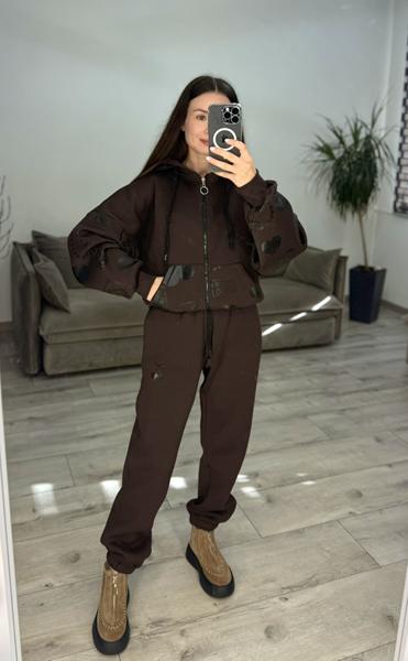 Костюм спорт S.Style (one size) 638 brown (зима)