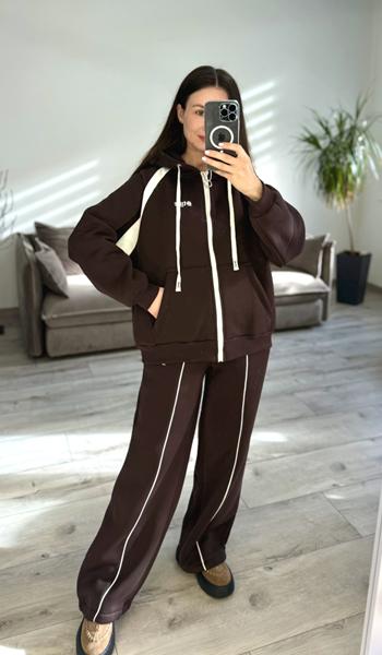 Костюм спорт S.Style (42-48) 640 brown (зима)