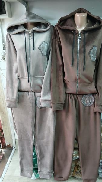 Костюм спорт ECE (XL-3XL) EC15 grey (зима)