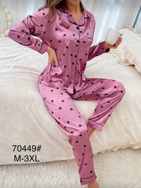 Пижама Estima (M-3XL) 70449 pink (деми)