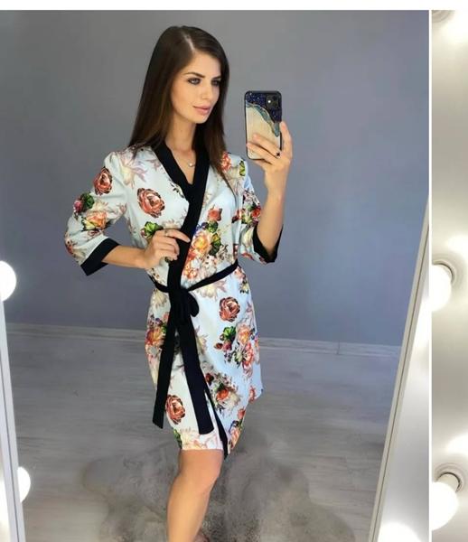 Халат Gull (42-48) 62-1 l.blue (деми)