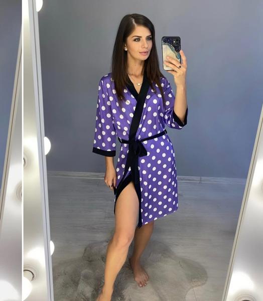 Халат Gull (42-48) 62-1 purple (деми)