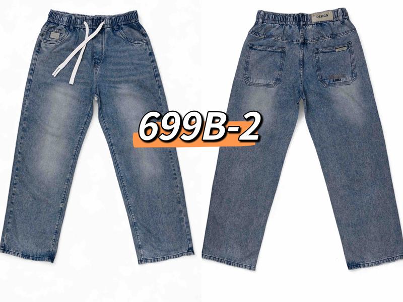 Джинсы Baron Jeans (M-3XL) 699B-2 blue (деми)