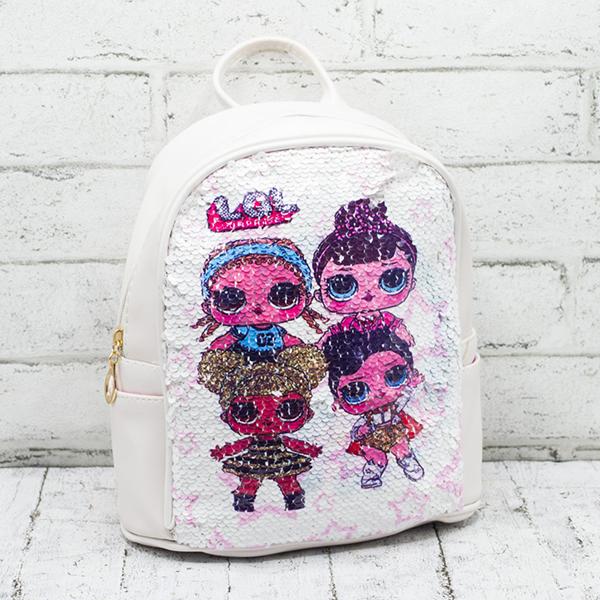 Рюкзак Luna-bag (25*20*12) A8276 white (деми)