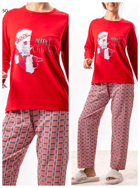 Пижама Vehuiah (S-2XL) 12950 red (зима)