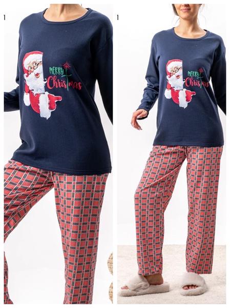 Пижама Vehuiah (S-2XL) 129501 navy (зима)