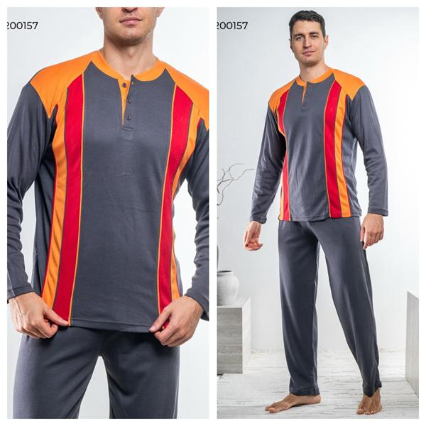 Пижама Vehuiah (2XL-4XL) 200157 grey (зима)