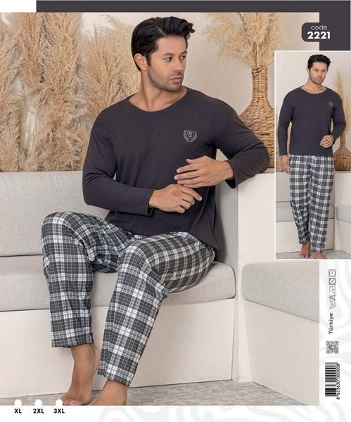 Пижама Vehuiah (XL-3XL) 2221 grey (деми)