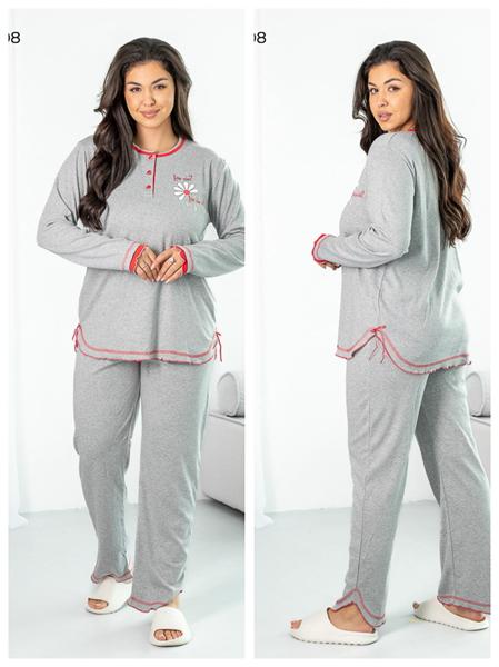 Пижама Vehuiah (S-XL) VH87 grey (деми)