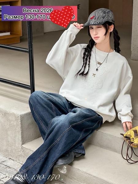 Свитер Meloria (130-170) 9108 grey (деми)