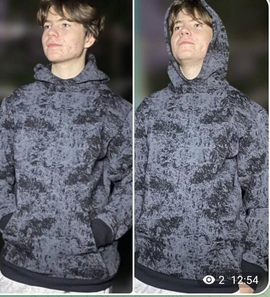 Худи Mary Brand (46-52) 384 grey (зима)