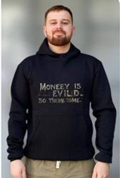 Худи Mary Brand (46-52) 404 black (зима)