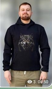 Худи Mary Brand (46-52) 406 black (зима)