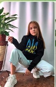 Худи Mary Brand (134-152) 415 black (зима)