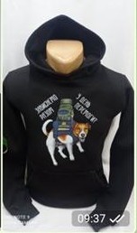 Худи Mary Brand (134-152) 422 black (зима)