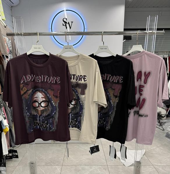 Футболка Saint Wish (one size) 55111 mix (лето)