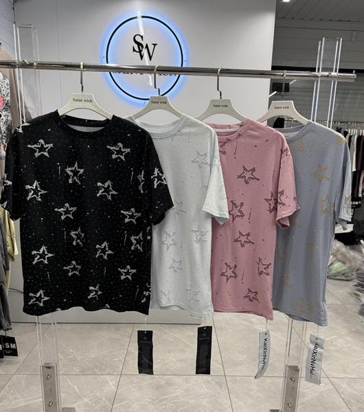 Футболка Saint Wish (one size) 5701 mix (лето)