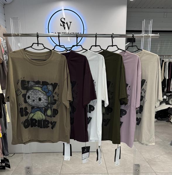 Футболка Saint Wish (one size) 6205 mix (лето)