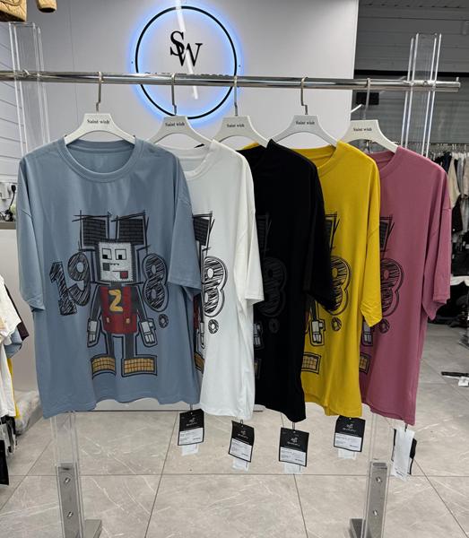 Футболка Saint Wish (one size) 6218 mix (лето)