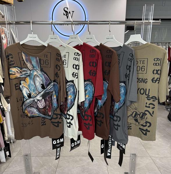 Футболка Saint Wish (one size) 8031 mix (лето)