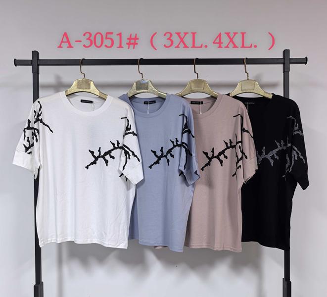 Футболка Saint Wish (3XL-4XL) A3051 mix (лето)