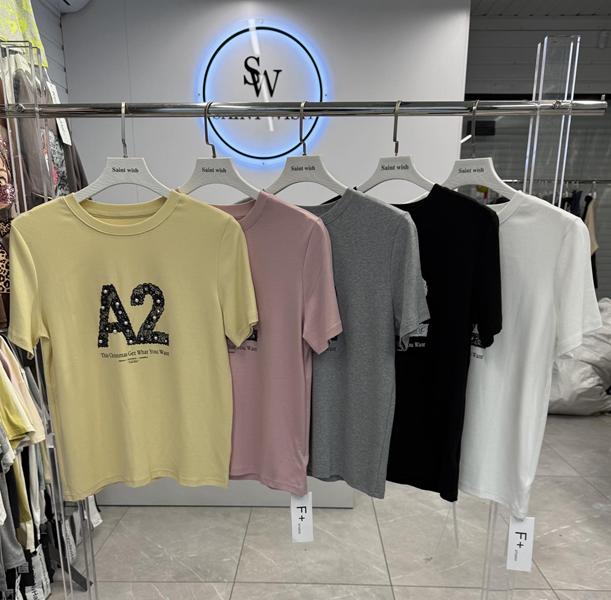 Футболка Saint Wish (one size) T6083 mix (лето)