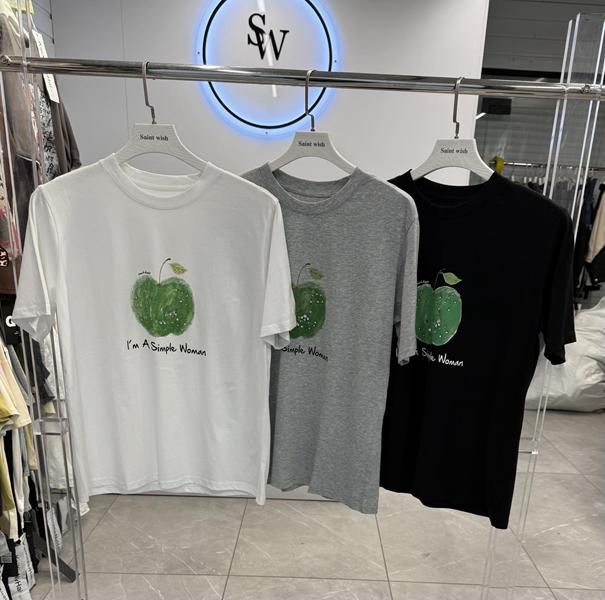 Футболка Saint Wish (one size) яблуко mix (лето)