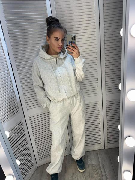 Костюм спорт Style Nadezhda (M-XL) 5902 l.grey (деми)