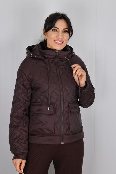 Куртка Style Nadezhda (M-2XL) 6117 brown (деми)
