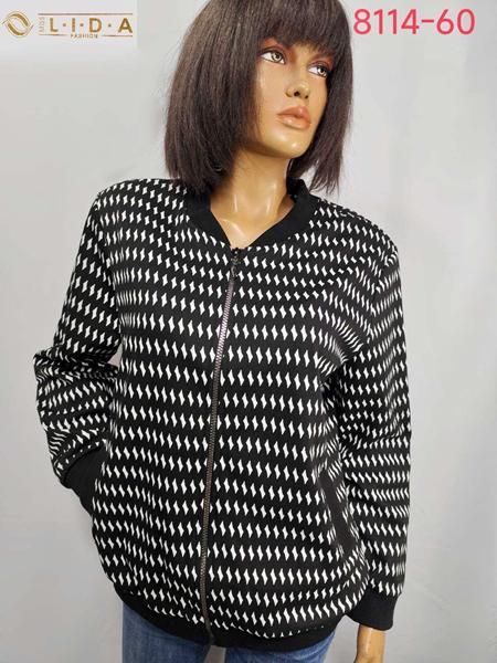 Кофта Style Nadezhda (52-62) 8114-60 black (деми)