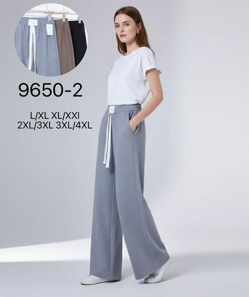 Штаны спорт Style Nadezhda (L-4XL) 9650-2 mix (деми)