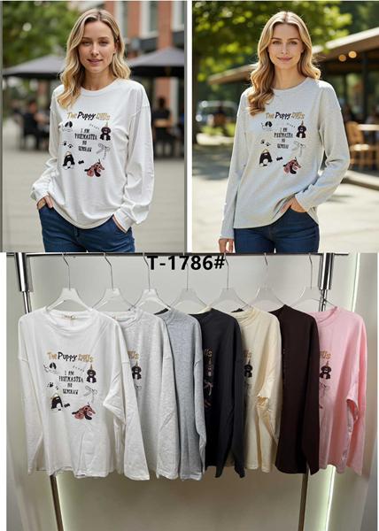 Свитер Style Nadezhda (one size) T1786 mix (деми)