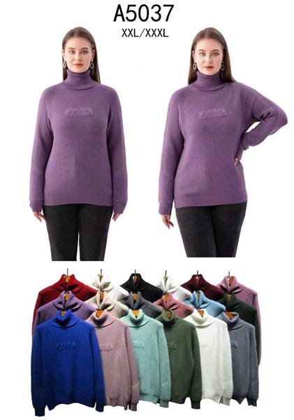 Свитер Anne-Kiss me (2XL-3XL) A5037 mix (зима)